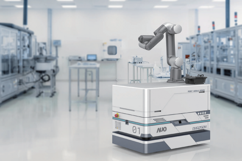 德扑之星整合AI人工智慧、IoT物聯網與Cloud雲端平台服務，開發模組化AMR 250M自主移動機器人，滿足多元自動化生產需求，在智慧工廠中扮演著串接和搬運的角色